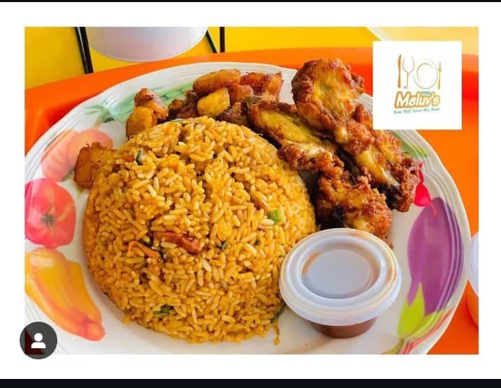 Jollof Rice & Chicken Wings - Large