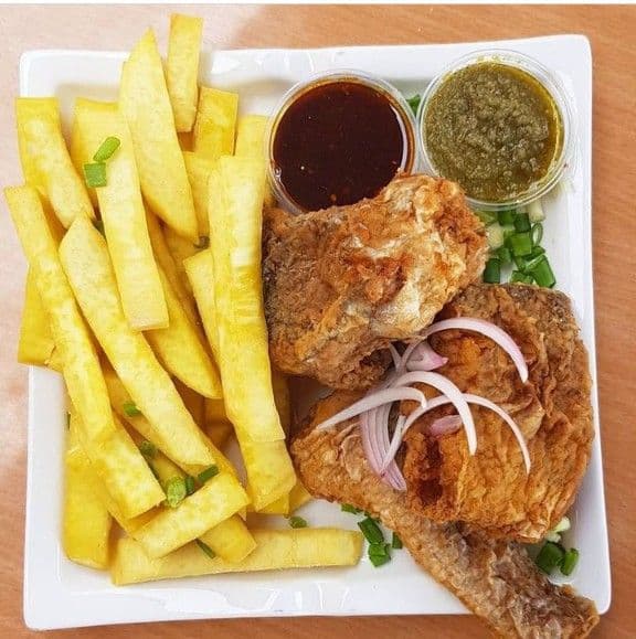 Fried Yam & Chips