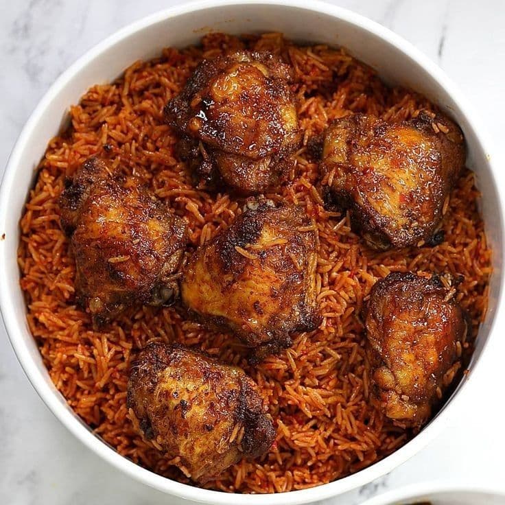 Jollof & Chicken - Medium